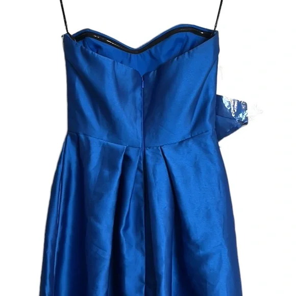 New Alfred Sung Strapless Sweetheart High-Low Gown  size 0 - Picture 7 of 10